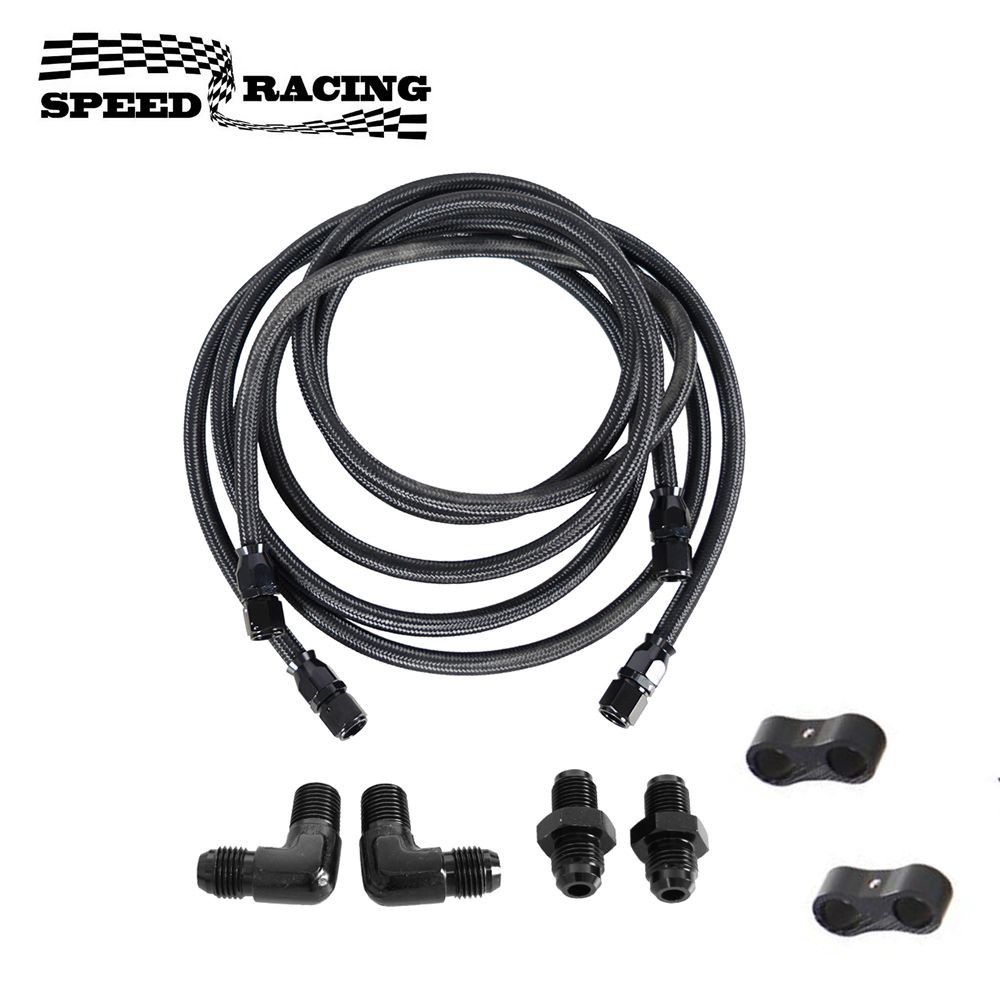 Flexible Hose Braided - 6AN flessibile PTFE trasmissione Cooler linee