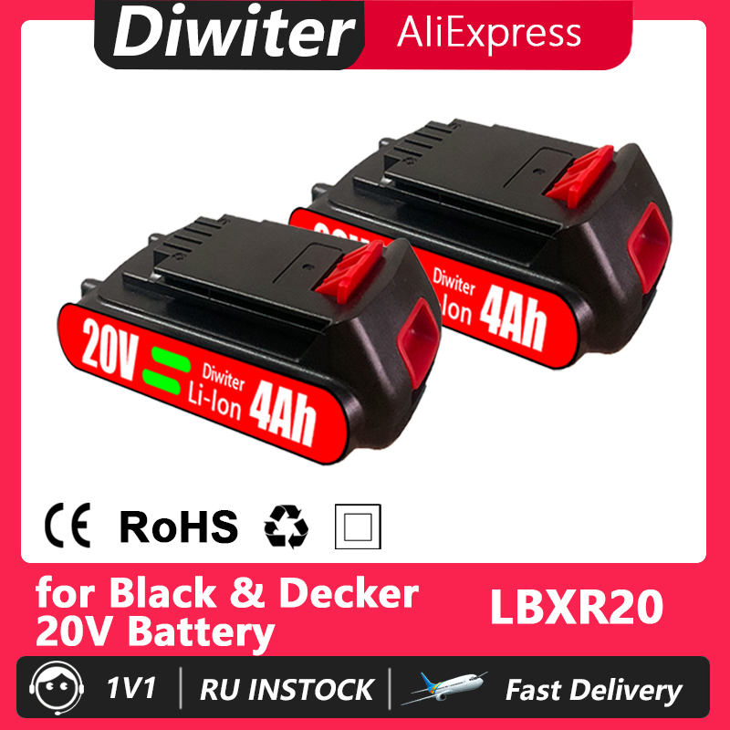 Black+Decker Tool 20V Max - 18V 4000mAh Per Black & Decker