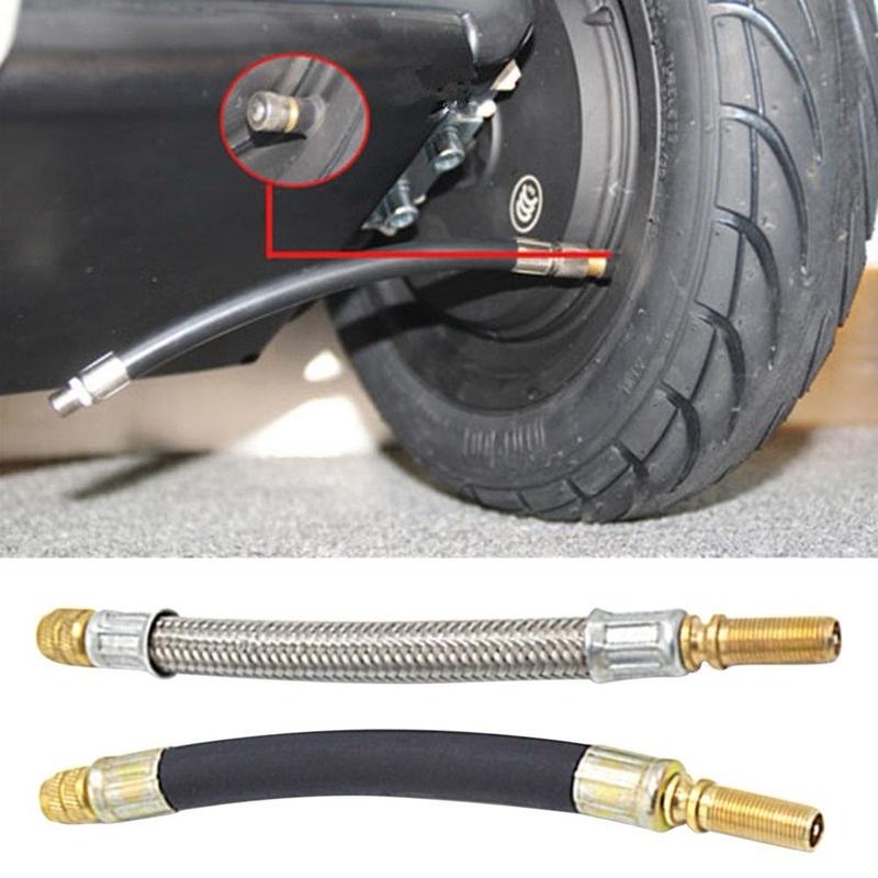 Flexible Hose Braided - Adattatore per valvola per pneumatici con