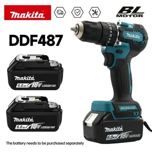 Makita Drill Ddf484 - Makita 100% Originale DDF487 Trapano Avvitatore