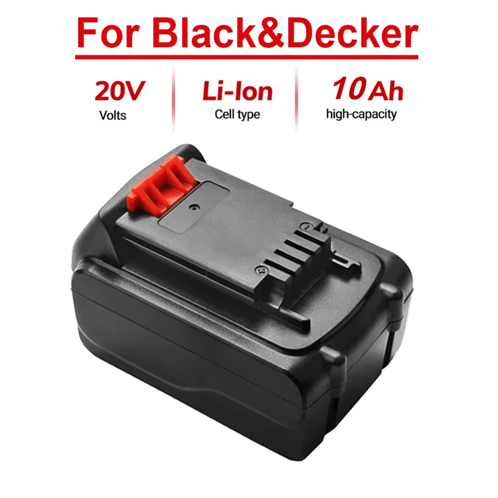 Black+Decker Tool 20V Max - Batteria di ricambio 20V 10Ah BL2018