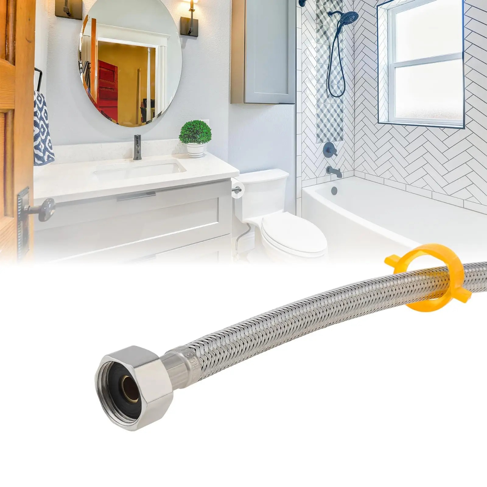 Flexible Hose Braided - Tubo Flessibile Intrecciato Antiesplosione in Acciaio