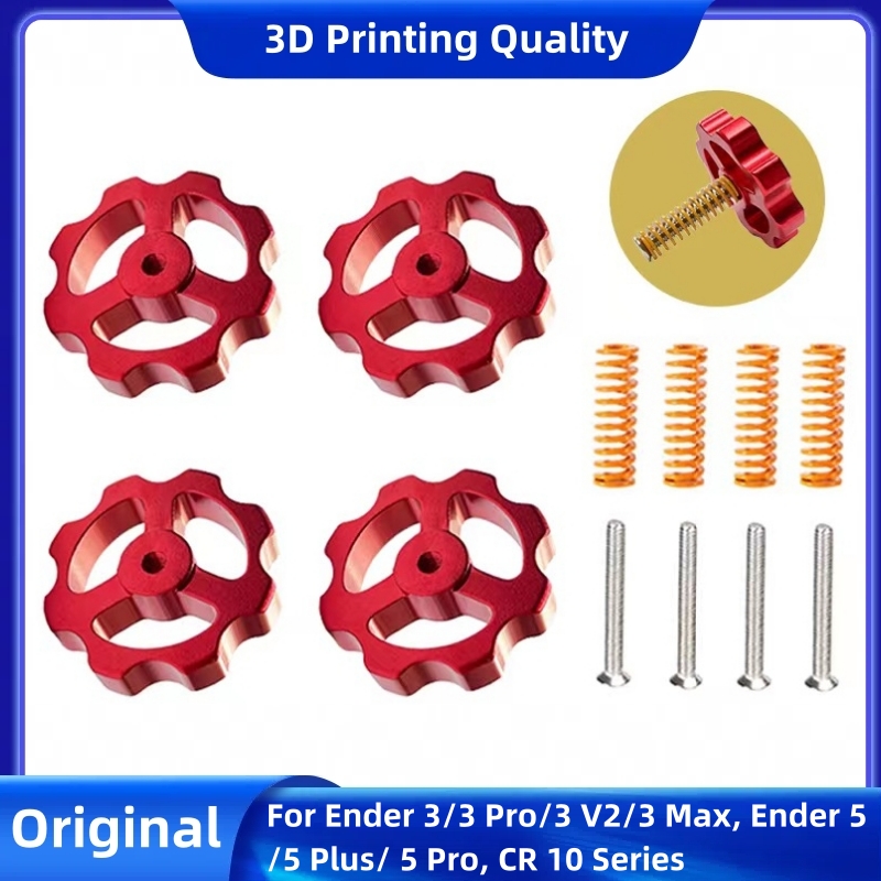 Dadi di livellamento in metall - Creality Printer Ender 3 recensione e prezzo