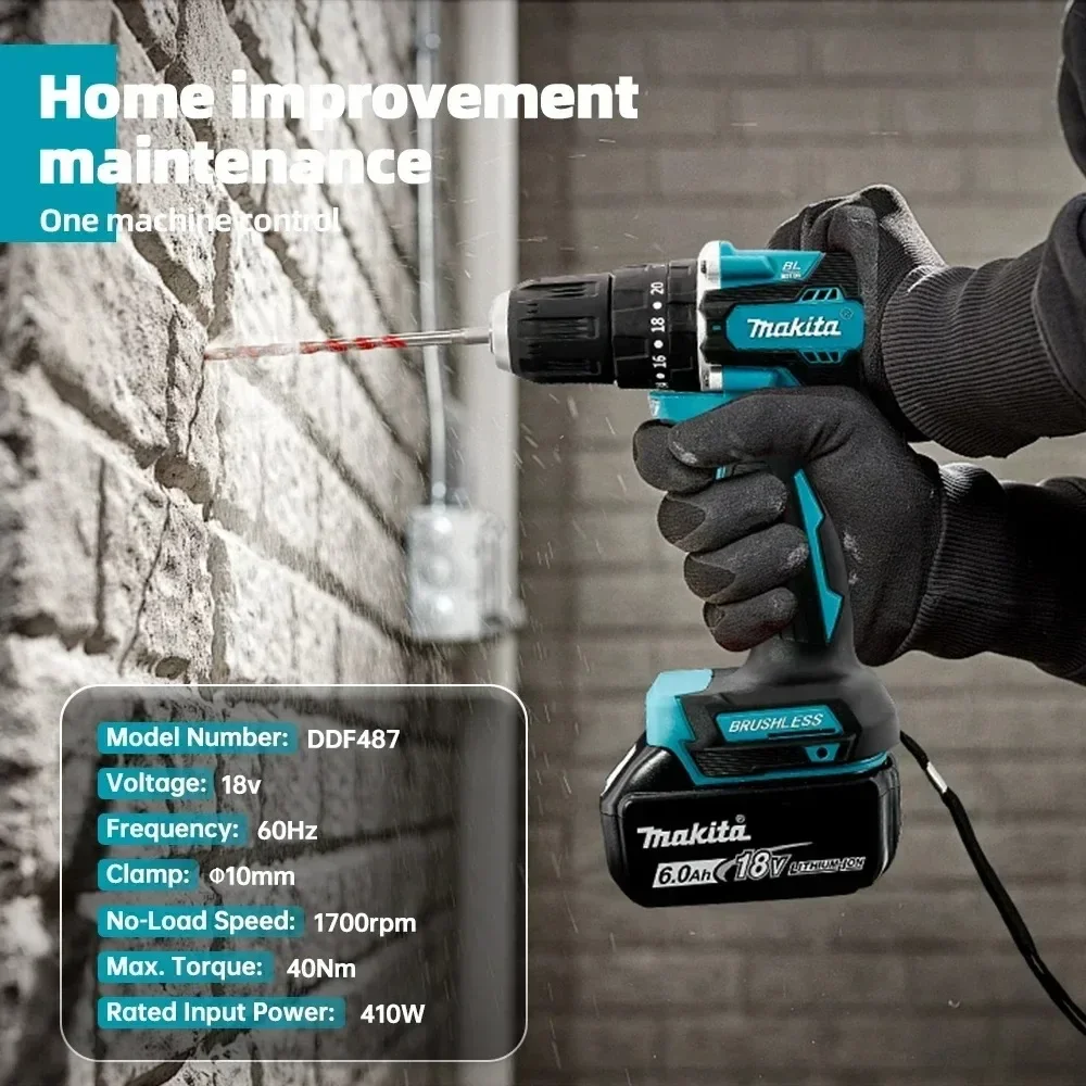 Makita 100% Originale DDF487 T - Makita Drill Ddf484 recensione e prezzo