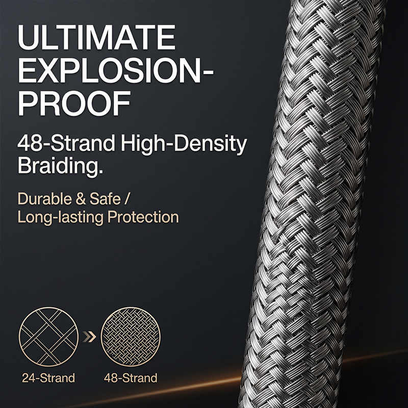 Tubo Flessibile Intrecciato in - Flexible Hose Braided recensione e prezzo